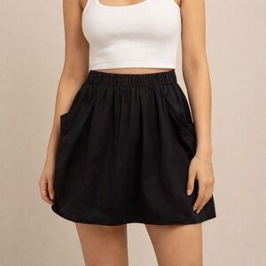 Zero Maria Cornejo Black Bubble Skirt